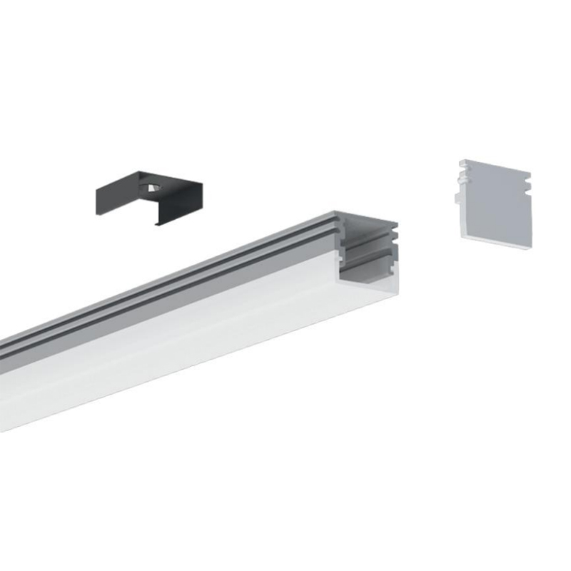LED Strip Aluminum Profile Light Diffuser For 12mm CCT LED Light Strip
